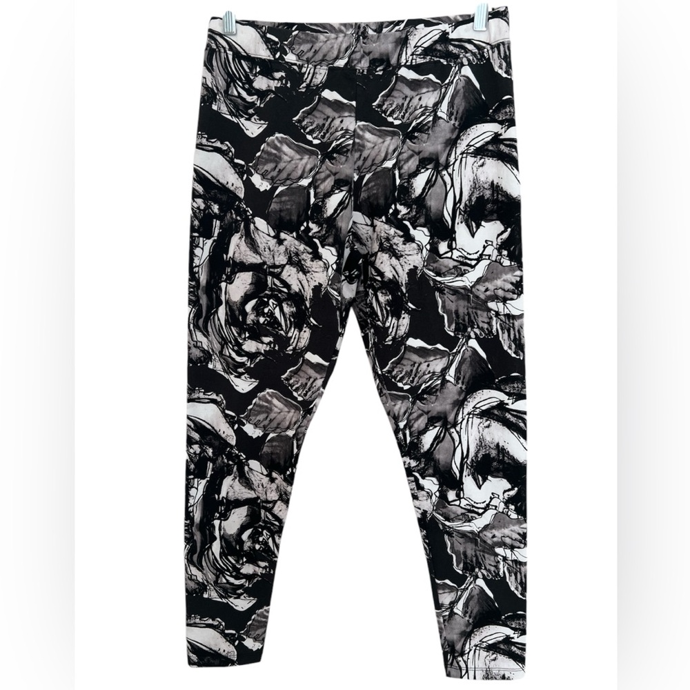 NWOT SOFT SURROUNDINGS FLORAL PRINT ANKLE LEGGINGS PANTS SZ M